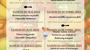AFFICHE ATELIERS CULINAIRES 2023