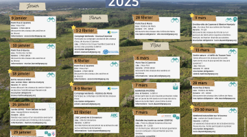 Agenda nature GEPOG janvier- mars 2025