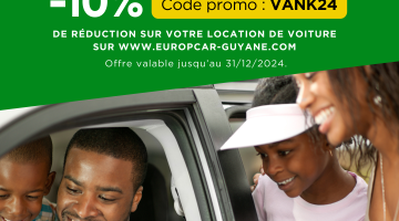 Promo Europcar Guyane